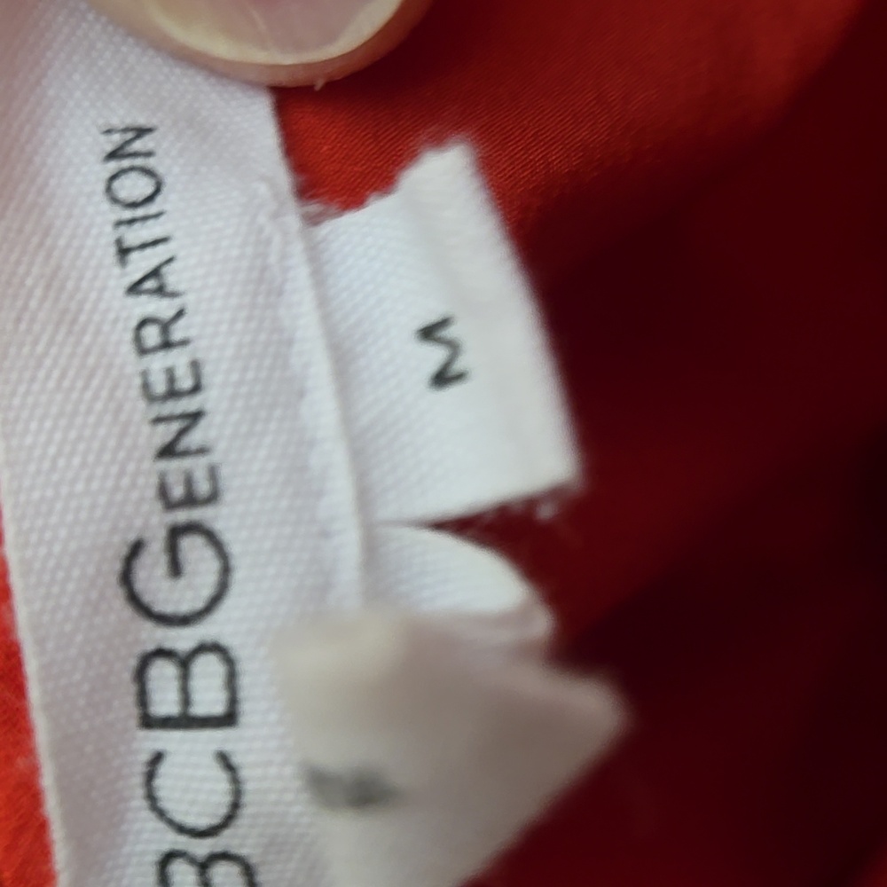 BCBGeneration Red Ruffle Mini Dress - Picture 2 of 5